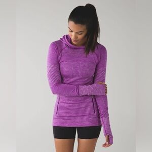lululemon Rest Less Hoodie Heathered Tender Violet Size XS Slim Fit